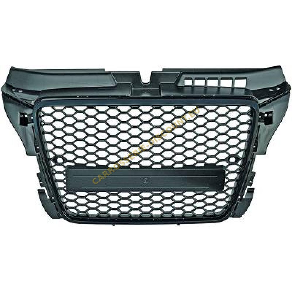Elément insertable, grille de radiateur — Audi A3 Berline/Sportback/Cabrio (2008-2012)