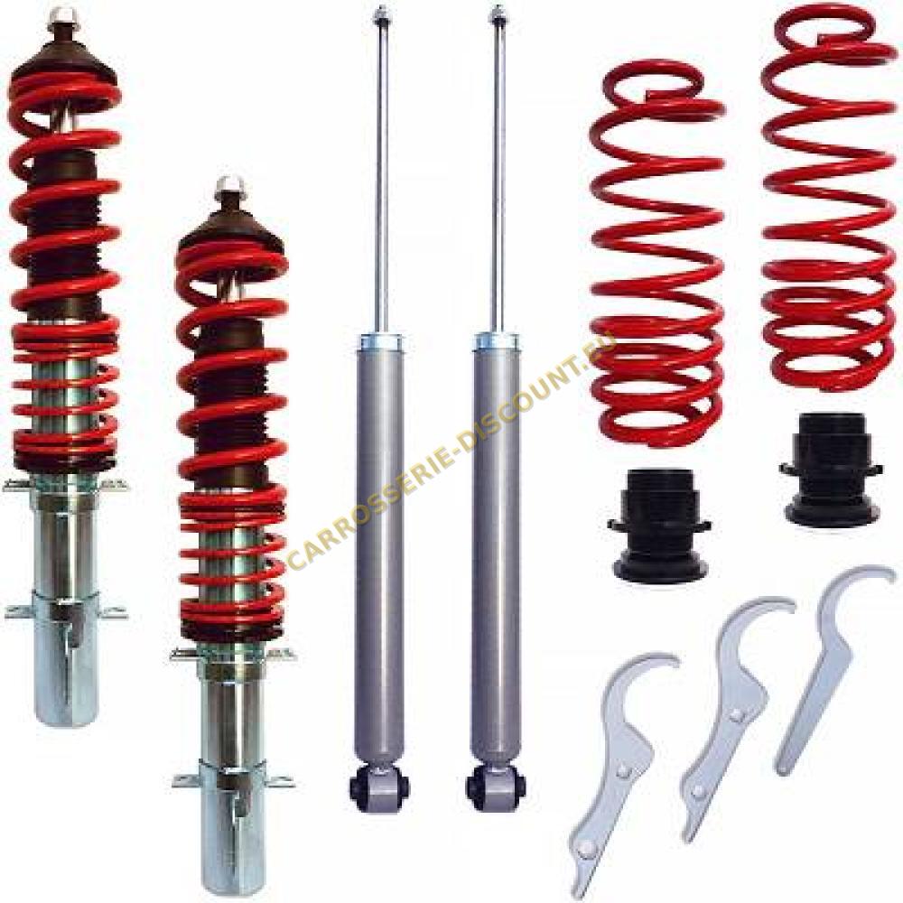 Jeu de suspensions, ressorts/amortisseurs — Volkswagen Bora (1998-2005) (+1)