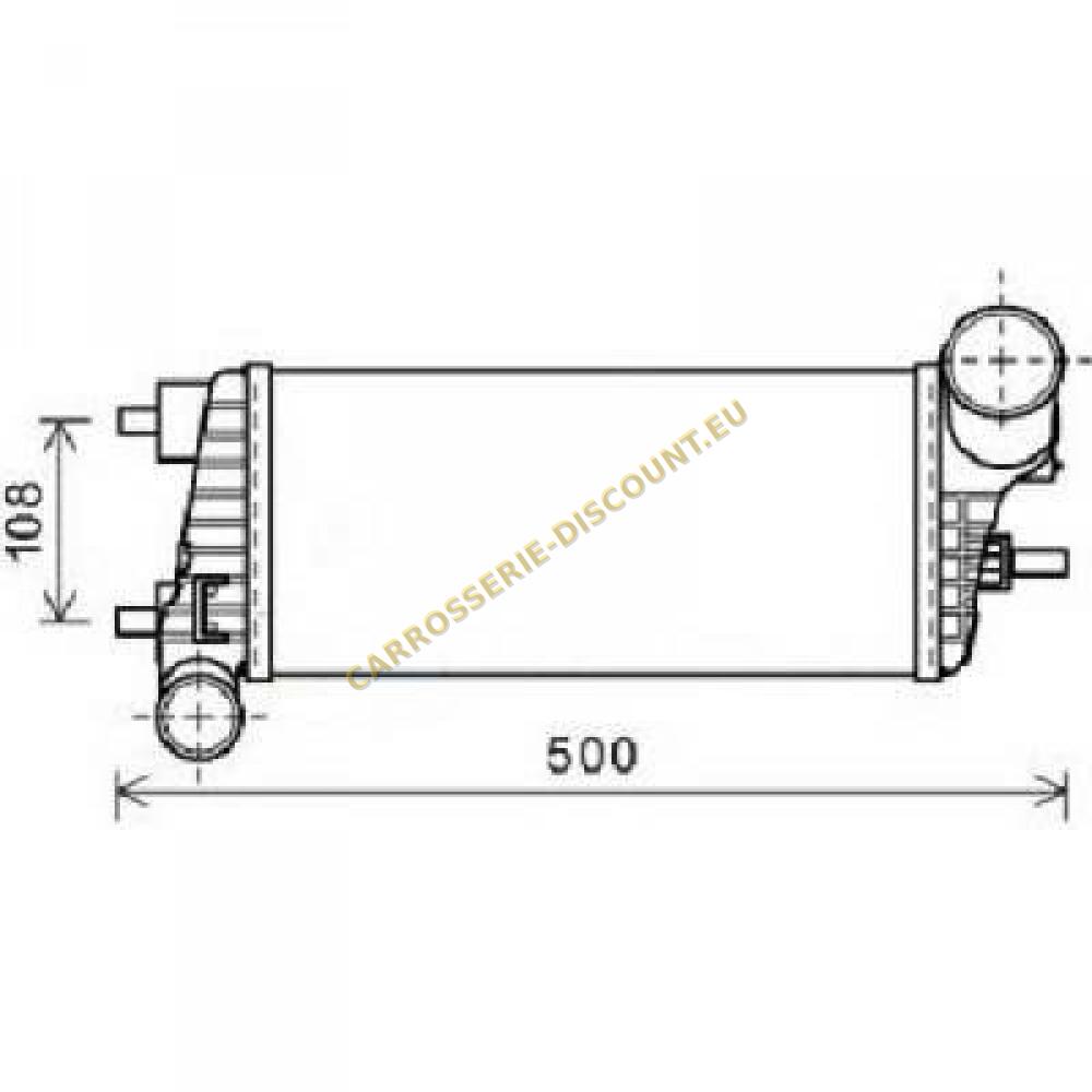 Intercooler, échangeur — Ford Focus IV Berline/Break (CB8) (2011-2014)