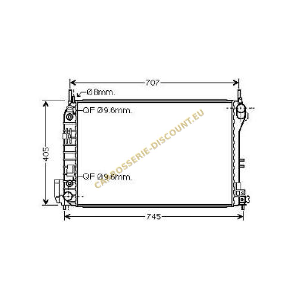 Radiateur, refroidissement du moteur — Fiat Croma (2007-…) (+5)