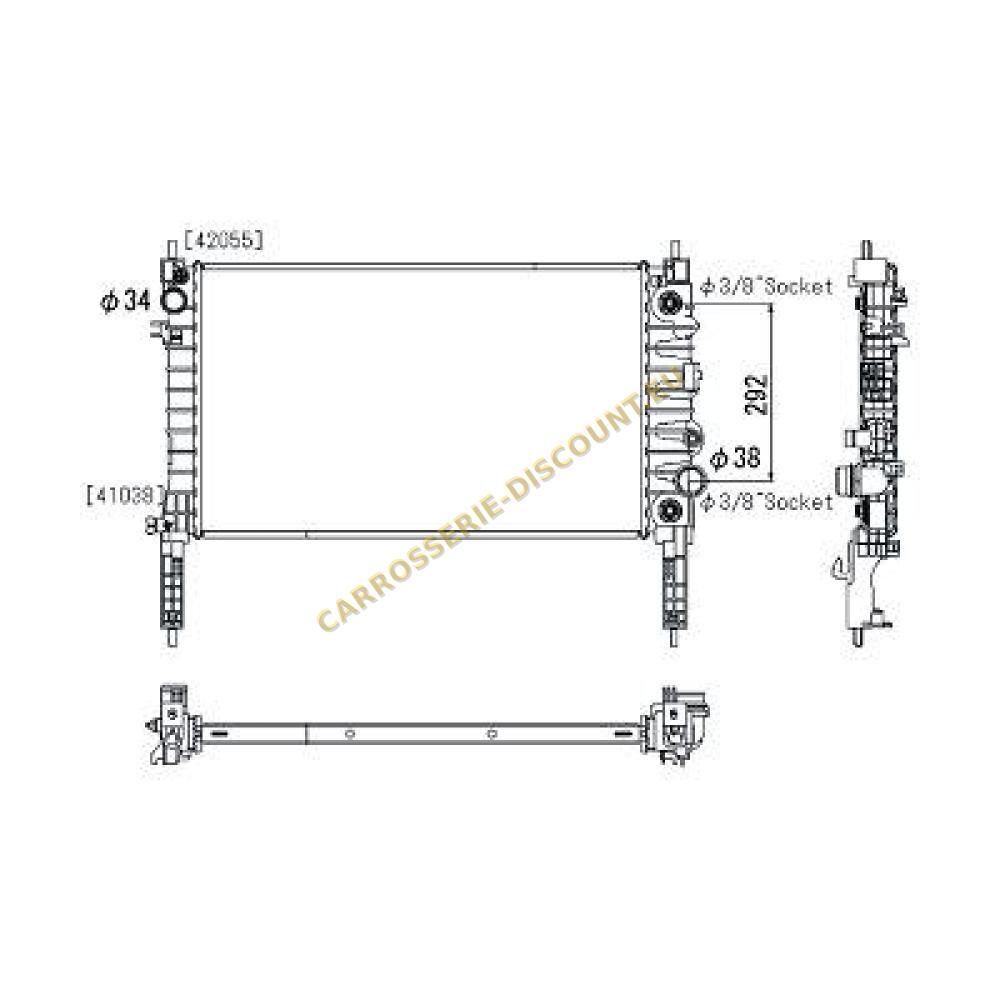 Radiateur, refroidissement du moteur